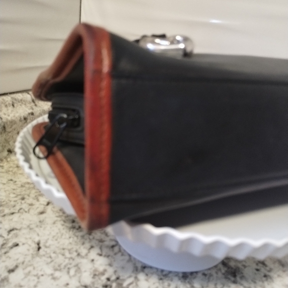 Brighton Vintage Classic Mini Two Tone Satchel Bag - Picture 6 of 11